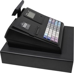 Nadex CR360 Cash Register, 4700 Lookups 50 Dept 50 Clerks Thermal Printer, Black