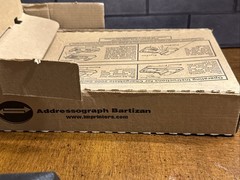 Brand New Addressograph Bartizan 4000 Manual Credit Card Imprinter