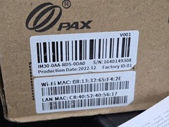 PAX IM30 Wired Credit Card Terminal IM30-0AA-RD5-0DA0 Series with Mount & Screws