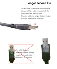10 Pack USB Cable Barcode Scanner Cord For Symbol LS2208 CBA-U01-S07ZAR 6FT US