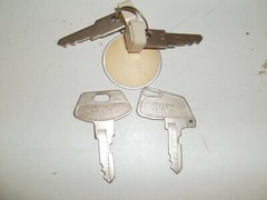 Vintage TEC Cash Register Keys MA YC28 & 29