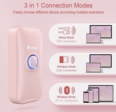 Eyoyo Mini 1D Bluetooth Barcode Scanner 3 in 1 Portable Wireless Barcode Reader