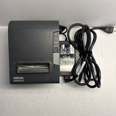 EPSON MICROS TM-T88V M244A SERIAL USB THERMAL RECEIPT POS PRINTER DRET-18 w/powe