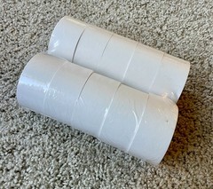38mm (1.5”) x 3” round 1-ply Cash Register Paper Rolls Quantity 10 rolls NEW