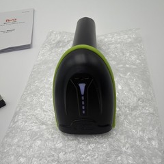 Tera Wireless Barcode Scanner 2.4GHz USB Wired 1D Laser Rechargeable Green