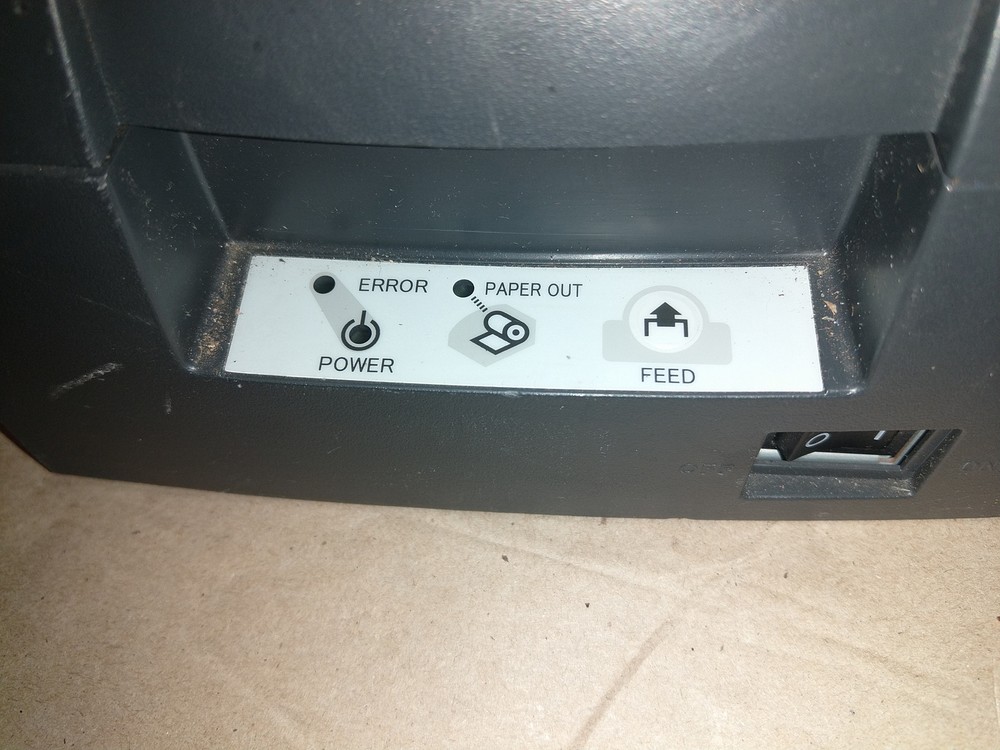 Epson TM-U220D M188D Receipt Printer Includes Genuine Power Supply Tested
