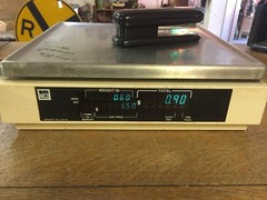 National Controls Commercial Electronic Scale Model 3400 ~ Used ~ Works Fine!