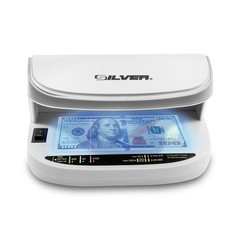 SILVER by AccuBANKER Counterfeit Bill Detector, Card & ID Counterfeit Detecti…