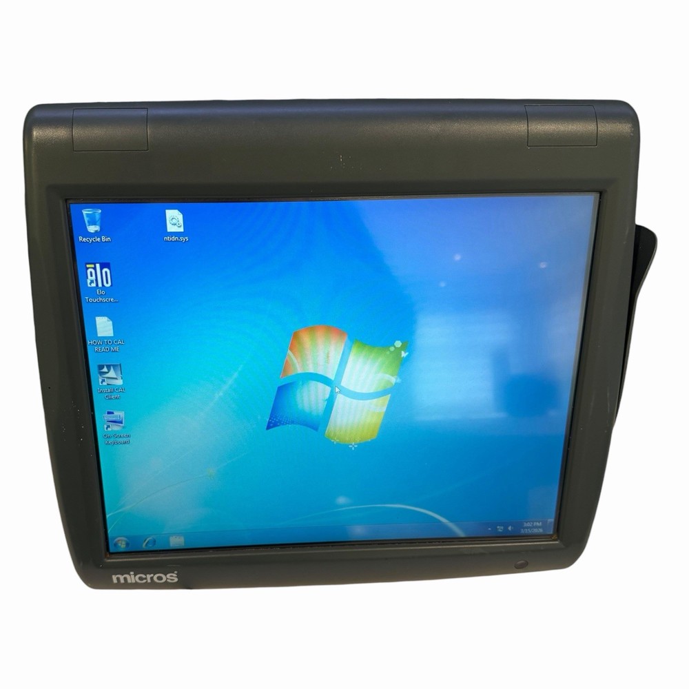 MICROS Workstation System 5A POS Touchscreen Terminal 400814-122 Windows WS5A