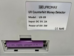 UPROMAX Portable LED UV Counterfeit Fake Bill Cash Money Card Detector USB Store