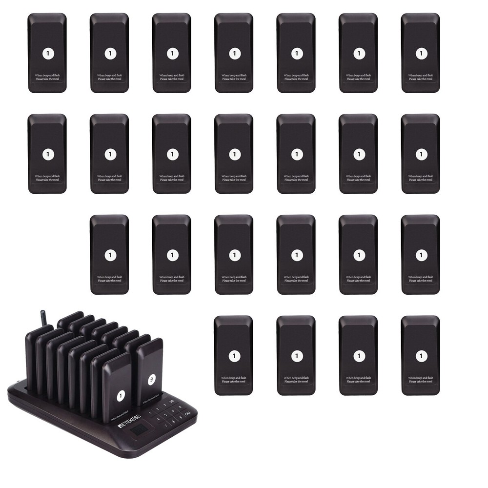 Retekess TD157 Restaurant Pager System 40 Restaurant Buzzers For Cafe Food Truck