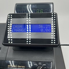 SAM4S ER-940 Electronic Cash Register POS System w/ Cash Drawer Tested Working