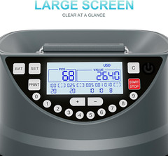Coin Counter and Sorter with TFT Display – Accurate Sorting Machine for 5 Denomi