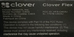 Lot of 5 Clover Flex C403 Wireless Credit Card Terminal w/ Cradle (As Is)