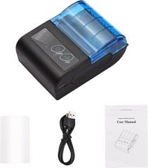 Effortless Bluetooth and USB Thermal Receipt Printer for Retail & Restaurant Use
