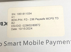 PAX A920 Pro Smart POS Payment Terminal A920Pro-0AW-RD5-32EA – Password Locked