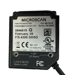 Microscan FIS-6300-3005G Fixed Barcode Scanner W/ IB-131 Interface (2 Systems)