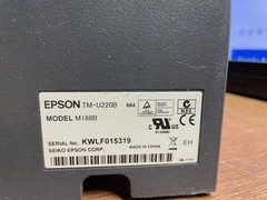 Epson TM-U220B Receipt Printer Impact USB Ports M188B (USB/Ethernet Interface)