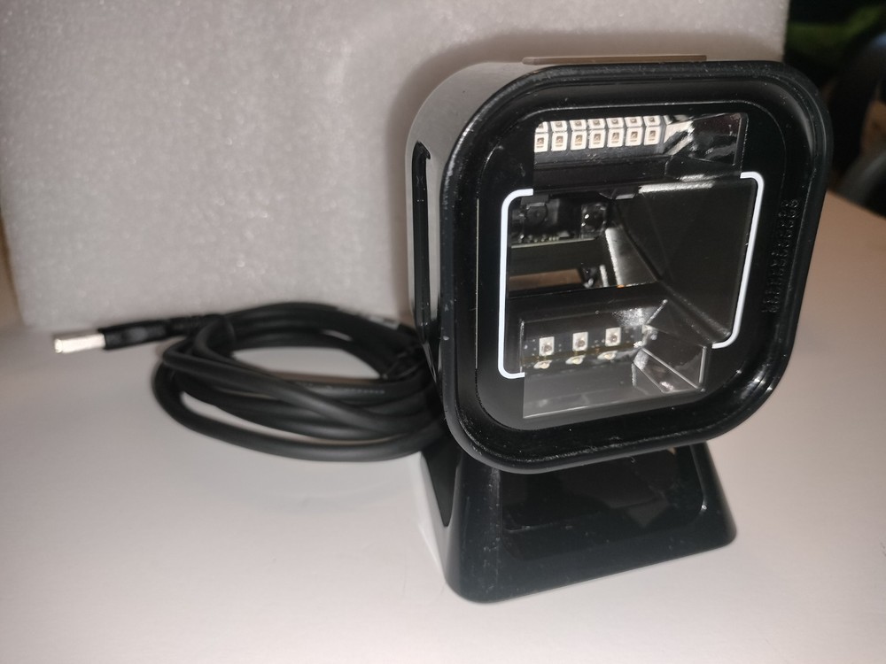 Datalogic Magellan 1500i Presentation Barcode Scanner w/ Stand & USB Cable