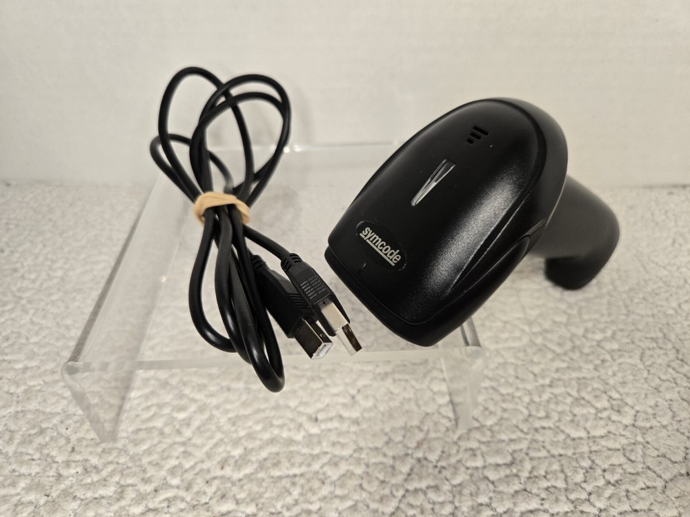 Symcode 2.4GHz Wireless Barcode Scanner Model #MJ-2030 – Black With Dongle