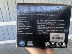 Fraud Fighter CT-250 Digital Banknote Counterfeit Detector Machine, USB