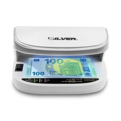 SILVER by AccuBANKER Counterfeit Bill Detector, Card & ID Counterfeit Detecti…