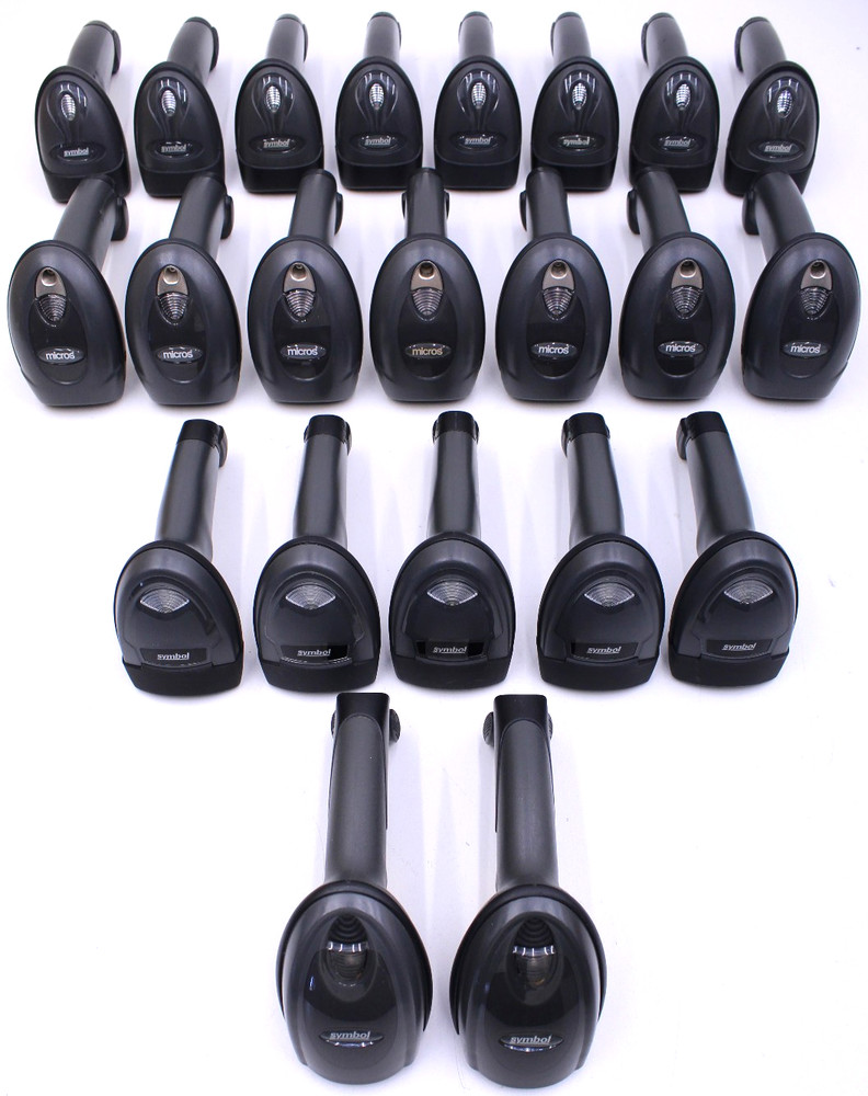 Mixed Lot of 22 Symbol Micros LI2208 LS2208 DS6707 DS4208 No Cables – Tested