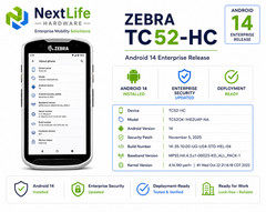 Zebra TC520K Android 13 Mobile Barcode Scanner SE4710 4GB 32GB