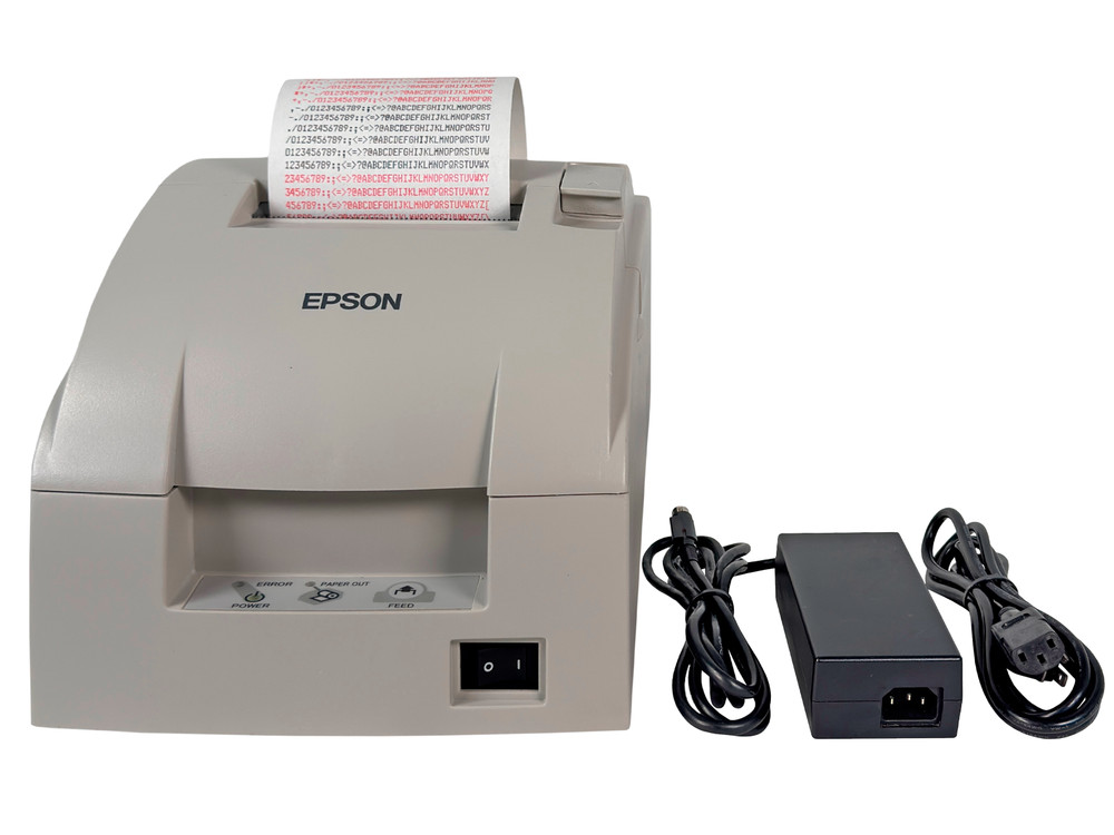 Epson TM-U220B M188B Dot Matrix POS Receipt Printer LAN USB White FAST SHIPPING