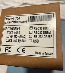 Royal ALPHA 600sc RS-232 DB9F bar code scanner. Free Shipping!