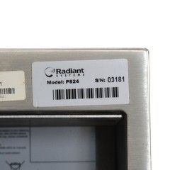 Radiant Systems P824 Stainless Steel Kitchen POS System Intel Celeron M 800MHz B