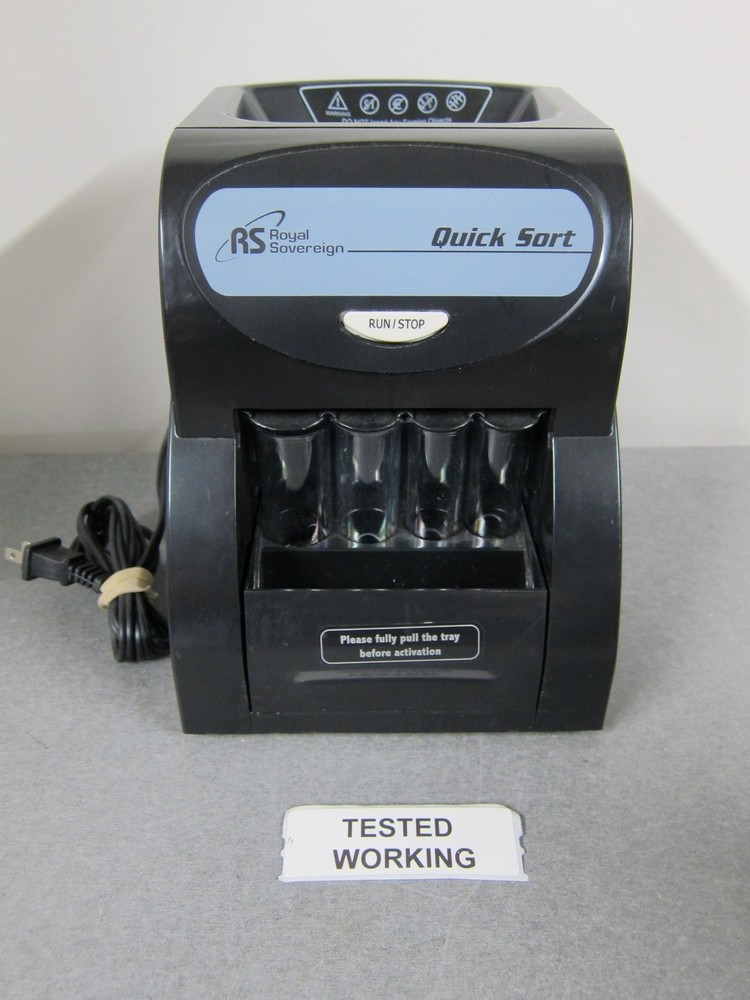 Royal Sovereign Coin Sorter Quick Sort QS-1AC