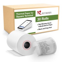 30 PCS Thermal Receipt Paper Rolls for Square Terminal Credit Card Machine