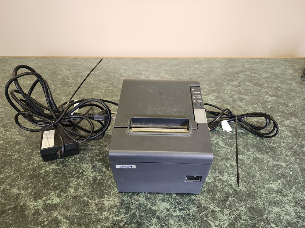 Epson TM-T88IV M129H Thermal POS Receipt Printer w/ Power Supply – USED