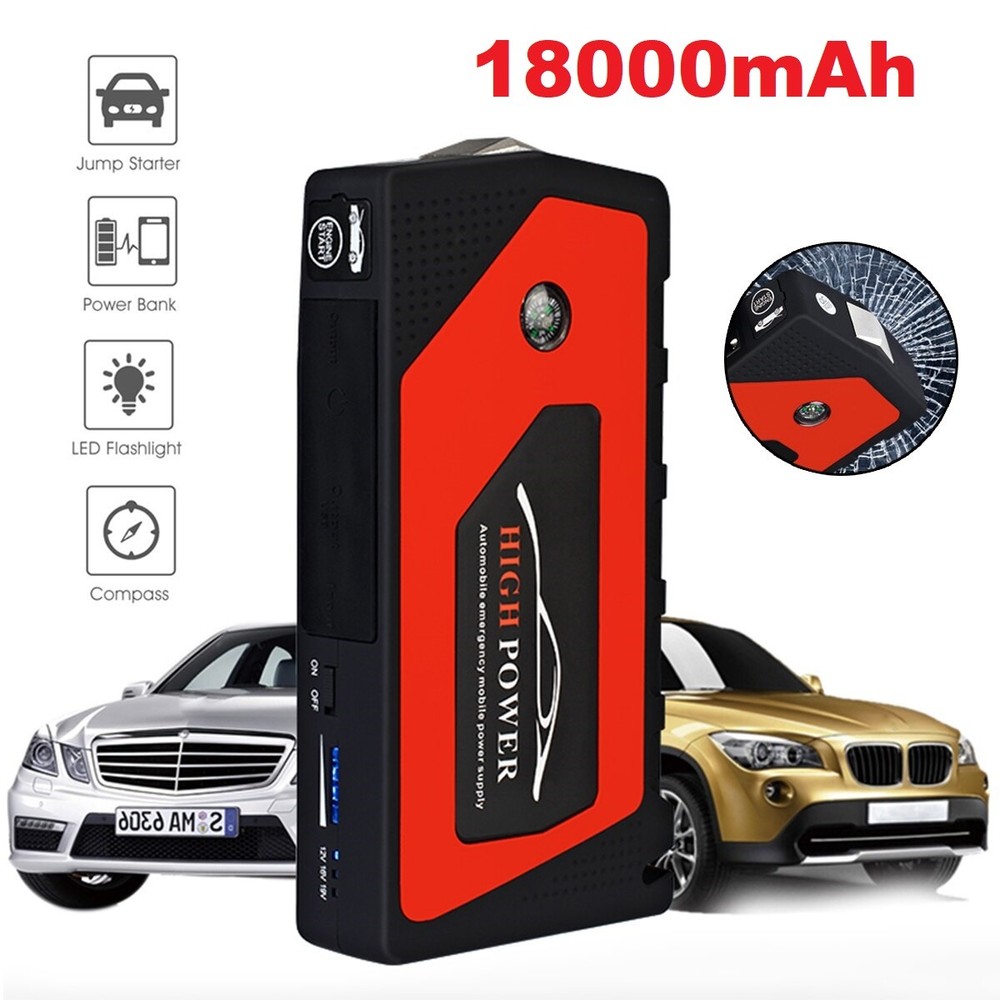 12V Car Jump Starter 18000mAh Power Bank