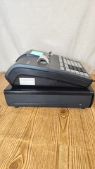 Casio PCR-T500 Electronic Cash Register w/ Operating & Drawer Keys Tested Works!