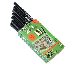 (60 Pens) Money Marker — Counterfeit Fake Bill Detector Counterfit Dollar Pen