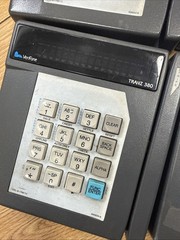 Verifone Vx520 VX 520 EMV NFC CTLS Credit Card Terminal Chip Reader W/ Adapter