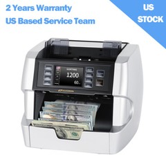 VC-7S Money Counter Machine Mixed Denomination Bill Value Counting 20 Currency