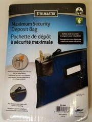 MMF Industries Seven-Pin Security/Night Deposit Bag with 2 Keys, 11 X 8-1/2 Inch