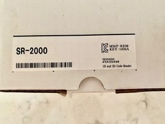 NEW NBOX KEYENCE SR-2000 1D/2D Barcode Reader Scanner Real Pictures Instructions
