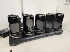 ✅LOT OF 5 Zebra TC56 2D Android Scanners +Cradle +New Cases & Handles!🔥⭐