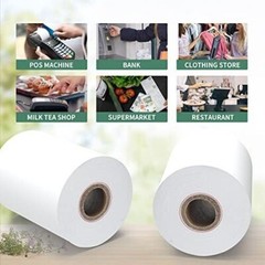 3 1/8 x 119 thermal paper roll, (2 Cases – 100 Rolls) First Data FD100 BPA Free