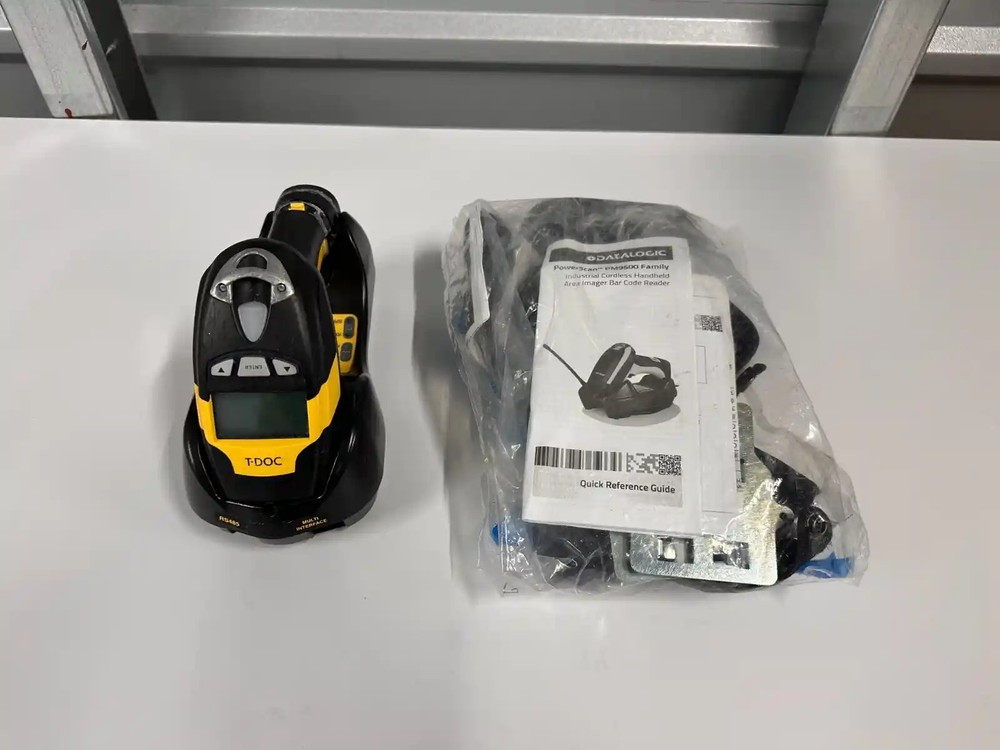 Datalogic PowerScan M8300 Industrial Handheld Barcode Scanner with Cradle
