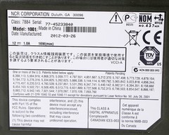 7884-1001 NCR RealPOS Single Window Scanner