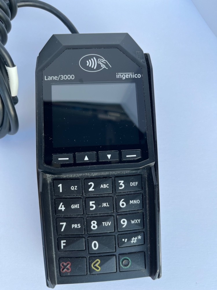 Ingenico Lane/3000 POS Credit Card Terminal PIN Pad
