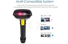 NETUM NT-1228BL 2D Barcode Scanner Wireless Bluetooth USB 2.4G QR Reader