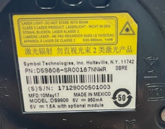 New Symbol DS9808 DS9808-SR00187NNWR Barcode Scanner