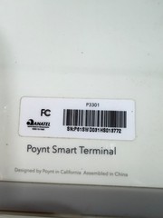 Lot of 2 Poynt P3301 Smart Terminals Wireless Credit Card Readers w Accessories