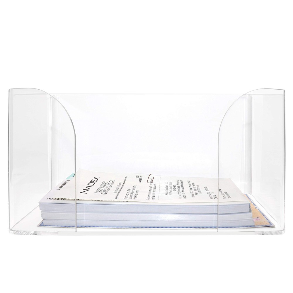 Clear Acrylic Check Tray – 2.5mm Thickness Durable Economical Deposit Ticket …